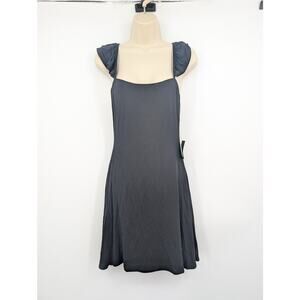 NWT Lulus Little Black Dress Women's M Flutter Spaghetti Straps LBD Night Out